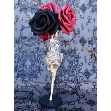 Skeleton Hand Flute Glasses Set for Halloween Fun