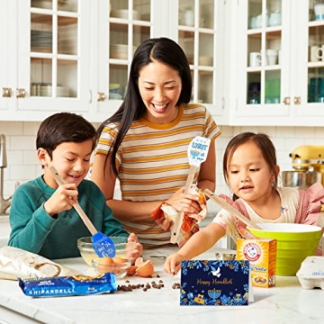 Fun Hanukkah Silicone Spatula Set for Family Cooking
