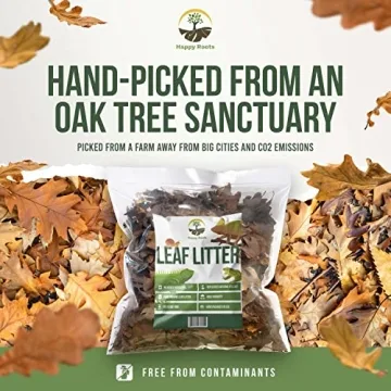 Organic Oak Leaf Litter for Terrariums - 4 Quarts