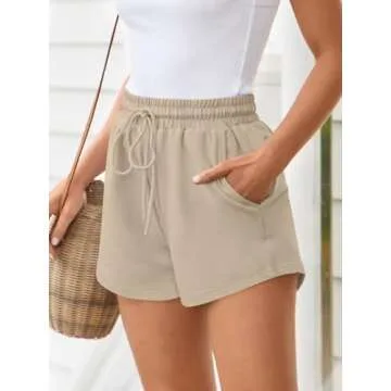 Trendy Queen Women's Summer Sweat Shorts - Comfortable Fit