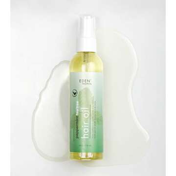 EDEN BodyWorks Peppermint Tea Tree Hair Oil | 4 oz | Eliminate Dandruff, Refresh Scalp, Boost Shine - Packaging May Vary
