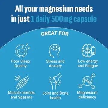Purely Optimal Magnesium Complex 500mg w/Citrate, Malate, Taurate, Oxide, Bisglycinate Chelate, Aspartate - Magnesium Supplement for Women & Men for Sleep Aid, Muscle & Heart Health - 120 Vegan Caps