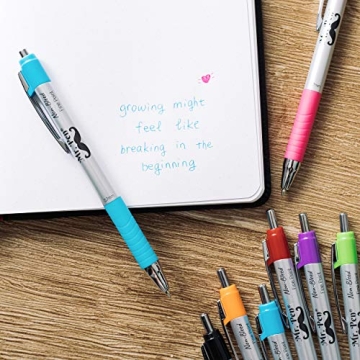 Mr. Pen Bible Pens Assorted Colors 10-Pack Non-Bleed Fine Point