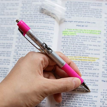 Mr. Pen Bible Pens Assorted Colors 10-Pack Non-Bleed Fine Point