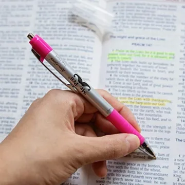 Mr. Pen Bible Pens Assorted Colors 10-Pack Non-Bleed Fine Point