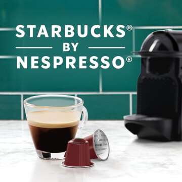 Starbucks by Nespresso Original Line, Single-Origin Sumatra, Dark Roast Coffee, 50-count Espresso Pods