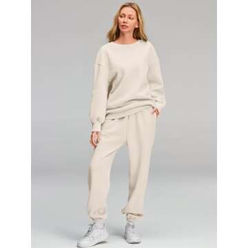 AUTOMET Women’s 2 Piece Fall Loungewear Set Stylish Comfort