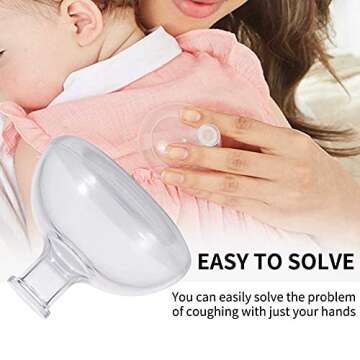 Fanwer Palm Chest Percussion Cup - Chest Physical Therapy Aids(CPT), Mucus Removal Device, Helps to ...