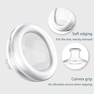 Fanwer Palm Chest Percussion Cup - Chest Physical Therapy Aids(CPT), Mucus Removal Device, Helps to Break up Mucus by Percussion and Postural Drainage, Professional Palm Sputum Remover