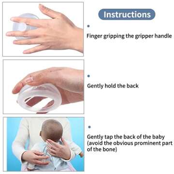 Fanwer Palm Chest Percussion Cup - Chest Physical Therapy Aids(CPT), Mucus Removal Device, Helps to Break up Mucus by Percussion and Postural Drainage, Professional Palm Sputum Remover