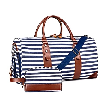 Oflamn Canvas Weekender Bag Perfect for Stylish Travel