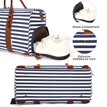 Oflamn Canvas Weekender Bag Perfect for Stylish Travel