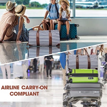 Oflamn Canvas Weekender Bag Perfect for Stylish Travel