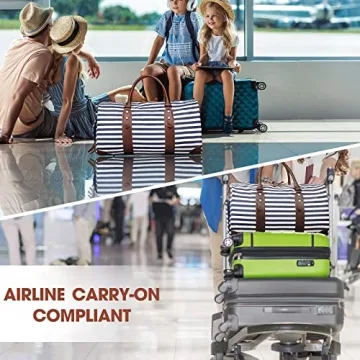 Oflamn Canvas Weekender Bag Perfect for Stylish Travel