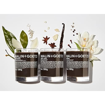 MALIN+GOETZ Dark Rum Candle 60-hour Burn Time