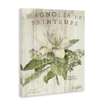 Stupell Industries French Magnolias XXL Canvas Art