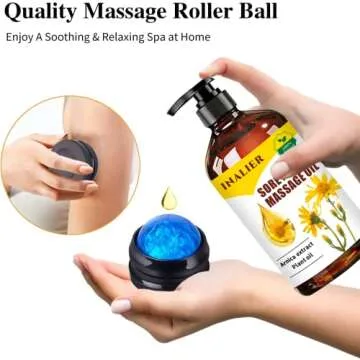 Massage Oils Spa Gift Set for Relaxation & Sore Muscles