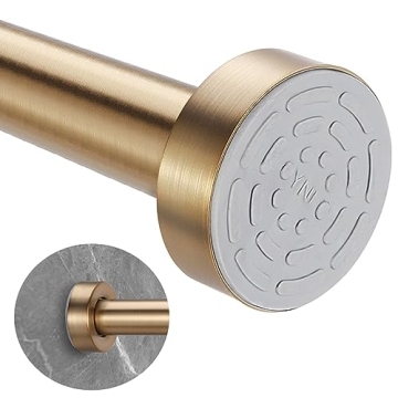 2 Pack Spring Tension Curtain Rod 24-36 inches-No Drill, Never Rust, Non-Slip, Small Tension Rod, St...