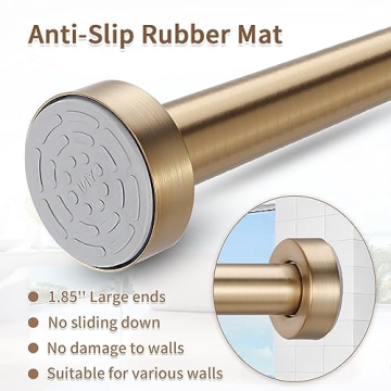 Versatile Tension Curtain Rod Set for Stylish Spaces