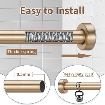 Versatile Tension Curtain Rod Set for Stylish Spaces