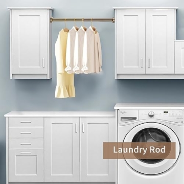 Versatile Tension Curtain Rod Set for Stylish Spaces