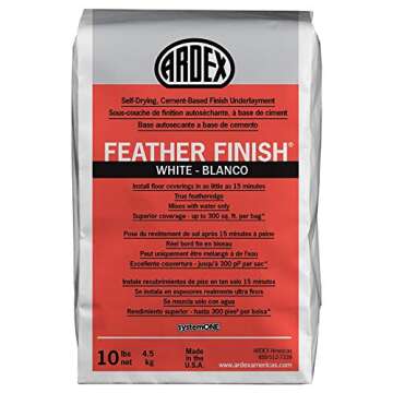 Ardex Feather Finish - 10 lb. (White) Cement for DIY Projects