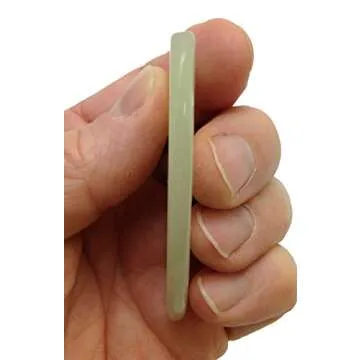 JADIENCE Jade Gua Sha Heart Stone Massage Therapy Tool Natural Chinese Medicine Acupuncture Massager | Improves Blood Circulation | Trigger Point Therapy for Joint, Muscle & Nerve Pain Relief