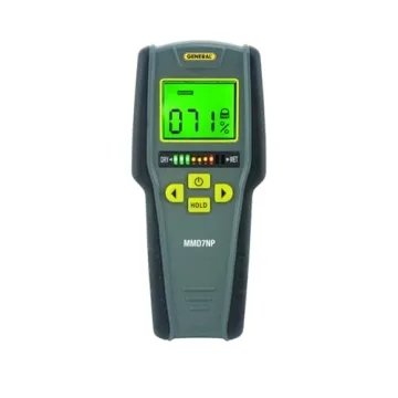 General Tools Digital Moisture Meter MMD7NP - Humidity Sensor for Home and DIY
