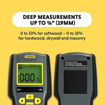 General Tools Digital Moisture Meter MMD7NP for Accurate Reading