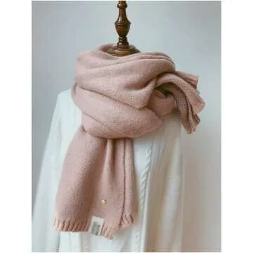 GPPZM Women's Winter Knitted Shawl Wrap - Color C