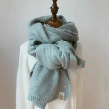 GPPZM Women's Winter Knitted Shawl Wrap - Color C