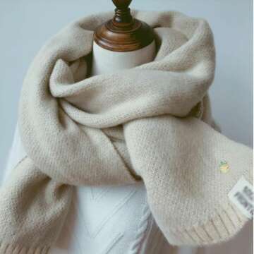 GPPZM Women's Winter Knitted Shawl Wrap - Color C