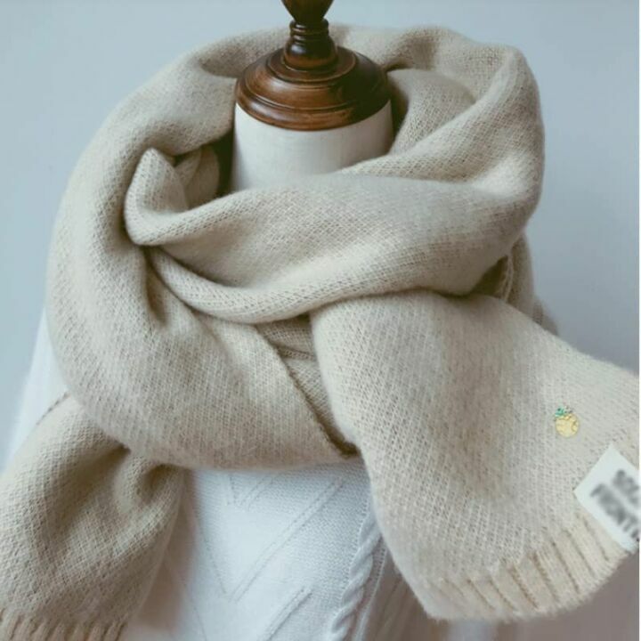 GPPZM Women's Winter Knitted Shawl Wrap - Color C