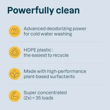 ATTITUDE Baby Laundry Detergent Safe for Sensitive Skin 35 Loads