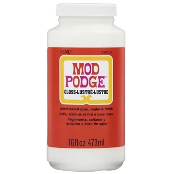 Mod Podge Gloss Sealer, Glue & Finish: All-in-One Craft Solution- Quick Dry, Easy Clean, for Wood, P...