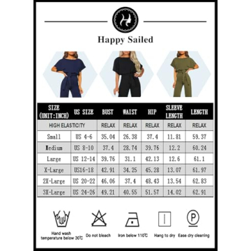 Happy Sailed Women’s Elegant Casual Jumpsuit for Any Occasion