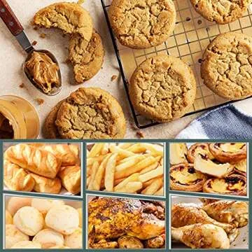 200pcs Air Fryer Parchment Paper Easy Cleanup Non-Stick Brown