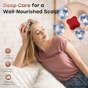 arboleaf Heated Scalp Massager for Stress Relief