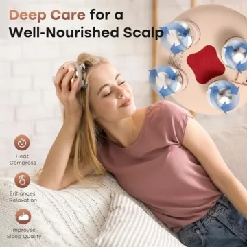 arboleaf Heated Scalp Massager for Stress Relief