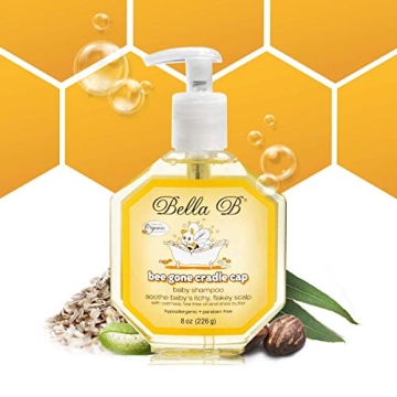 BELLA B Bee Gone Organic Cradle Cap Shampoo for Babies
