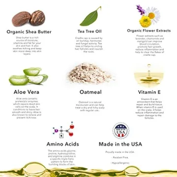 BELLA B Bee Gone Organic Cradle Cap Shampoo for Babies