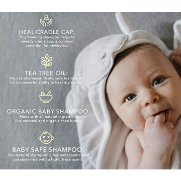BELLA B Bee Gone Organic Cradle Cap Shampoo for Babies