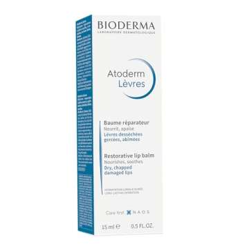 Bioderma Atoderm Lip Balm - Moisturizing and Nourishing Lip Balm for Dry, Chapped Lips