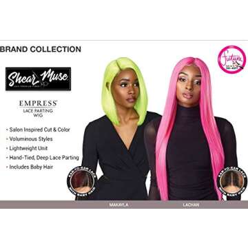 SHEAR MUSE Sensationnel Lace Front wig Empress Edge Lachan (NEONTANGERINE)