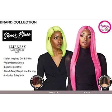 SHEAR MUSE Sensationnel Lace Front wig Empress Edge Lachan (NEONTANGERINE)