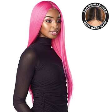 SHEAR MUSE Sensationnel Lace Front wig Empress Edge Lachan (NEONTANGERINE)