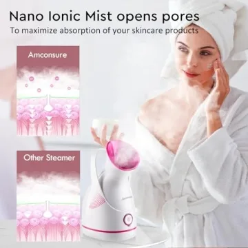Amconsure Facial Steamer - Nano Ionic for Home Spa