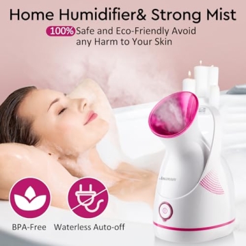 Amconsure Facial Steamer - Nano Ionic for Home Spa
