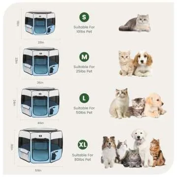 X-ZONE PET Playpen for Dogs, Cats, and More