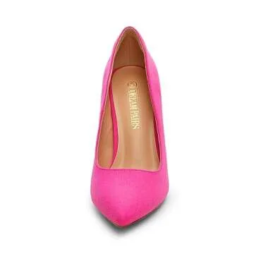 DREAM PAIRS Women's Stiletto Heel Pointed Toe Pumps